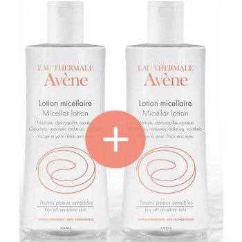 Avene Odličovací a čistící micelární voda 500 ml + 500 ml dárková sada