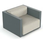 Vondom Nízké křeslo Gatsby, Vondom, 110x100x70 cm, matt polyethylen , sedáky venkovní látka Group 1A a 1B – Hledejceny.cz