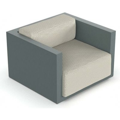 Vondom Nízké křeslo Gatsby, Vondom, 110x100x70 cm, matt polyethylen , sedáky venkovní látka Group 1A a 1B – Hledejceny.cz