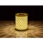 Dedra aroma lampa z keramiky kytka bílá 10 cm – Zboží Dáma