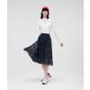 Dámská sukně Karl Lagerfeld Zebra Printed Pleated Skirt