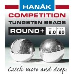 Hanák Competition Tungstenové Hlavičky Round Stříbrné 2,5 mm – Zboží Dáma