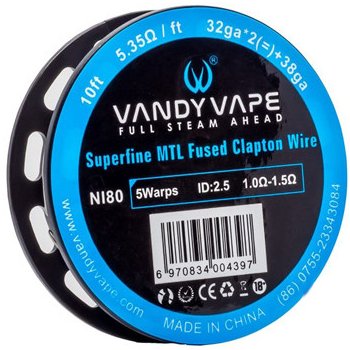 Vandy Vape Simple EX Superfine MTL Fused Clapton Ni80