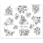 Starnails Vodolepky na nehty Flowers YZW-3534 – Hledejceny.cz