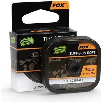 Fox Návazcová Šňůrka Edges Tuff-Skin Soft 20m - 20lb / 9,1kg – Hledejceny.cz