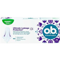 o.b. ExtraProtect Ultimate Leakage Protection Super+Comfort tampony 16 ks
