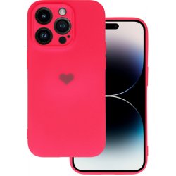 Vennus Silikonové se srdcem Iphone 13 Pro Max design 1 fuchsiová