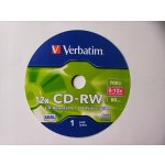 Verbatim CD-RW 700MB 8-12x, SERL, slimbox, 5ks (43167) – Zboží Živě