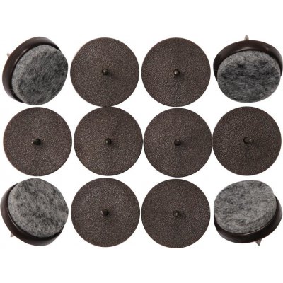 VOREL Podložka plastová s plstí na hřebíku 24mm,12ks, TO-74922 – Zboží Mobilmania