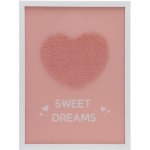 Home Styling Collection Plakát v rámu s roztomilým nápisem do dětského pokoje, 30 x 40 cm, bílá bílá – Zbozi.Blesk.cz