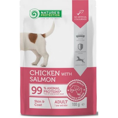 Nature's Protection Dog Skin & Coat Chicken and Salmon 100 g