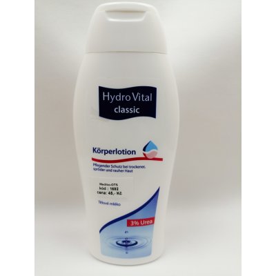 HydroVital Classic tělové mléko s 3% ureou 250 ml – Zboží Dáma