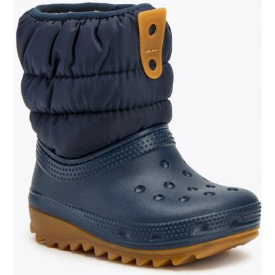 Crocs Classic Neo Puff Boot T 207683 Modrá – Zboží Dáma