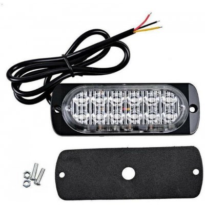 Automobilový maják stroboskop 36W 12LED 12-24V HI Power - Oranžový | Zboží Auto