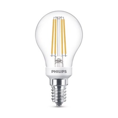 Philips LED kapka filament P45 5W/40W E14 2700K 470lm Dim 15Y BL˙ – Hledejceny.cz