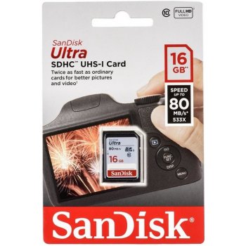 SanDisk Ultra SDHC 16 GB UHS-I SDSDUNC-016G-GN6IN