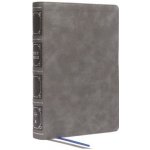 Nkjv, Reference Bible, Classic Verse-By-Verse, Center-Column, Leathersoft, Gray, Red Letter, Comfort Print: Holy Bible, New King James Version Thomas NelsonImitation Leather – Hledejceny.cz