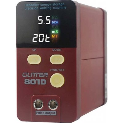 Bodová svářečka baterií GLITTER 801D s příslušenstvím, 14,5kW – Zboží Dáma