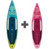 Paddleboard SUP set Aqua Marina Hyper 12'6" Coral Touring 11'6"