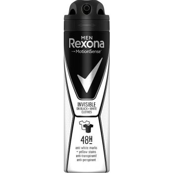 Rexona Men Invisible Black + White deospray 150 ml