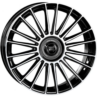 1000 MIGLIA MM1022 8x18 5x112 ET30 black polished – Hledejceny.cz