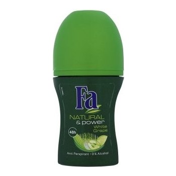 Fa Natural & Care Bílý hrozen antiperspirant roll-on 50 ml