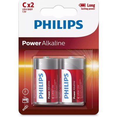 Philips Power Alkaline C 2ks LR14P2B/10 – Hledejceny.cz