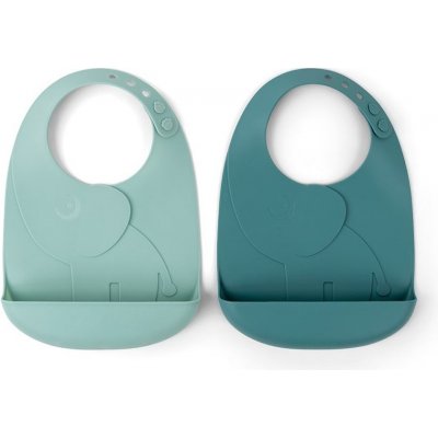 Done by Deer Peekaboo bib 2pack Elphee blue – Zboží Dáma