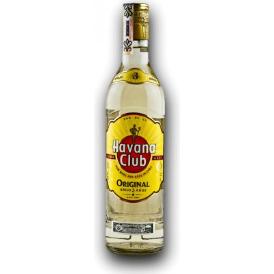Havana Club 3y 37,5% 0,7 l (holá láhev) – Hledejceny.cz