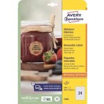 Etikety Avery Zweckform 5084 Samolepící etikety tvaru květiny (5084) – Zboží Živě