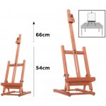 Artix Stojan malířský dřevěný stolní 20x24x54/66cm – Zboží Mobilmania