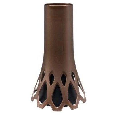 Plastia Hřbitovní váza Roseta se zátěží 1,3 l bronz – Hledejceny.cz