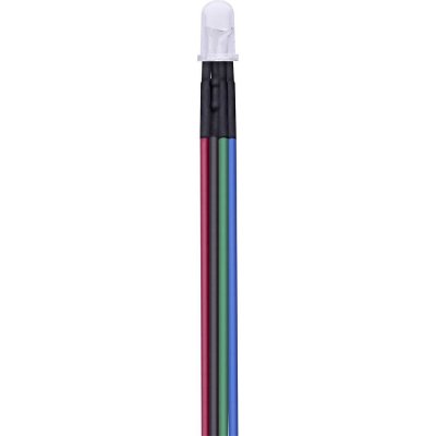 TRU COMPONENTS T1810O123 sada LED RGB kulatý 5 mm 1800 mcd, 5000 mcd, 3000 mcd 30 ° 25 ks – Zboží Mobilmania