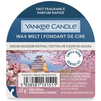 Yankee Candle Sakura Blossom Festival vonný vosk do aromalampy 22 g