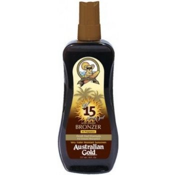 Australian Gold Spray gel s bronzerem SPF15 237 ml