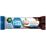 Topnatur Low Carb bezlepková tyčinka s kokosem v hořké čokoládě 40 g – Zboží Mobilmania