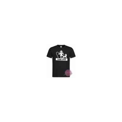 Monster Print tričko Game over černá – Zboží Mobilmania