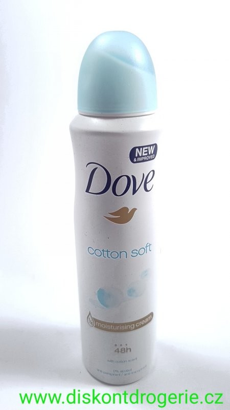 Dove Cotton Soft deospray 150 ml od 45 Kč - Heureka.cz