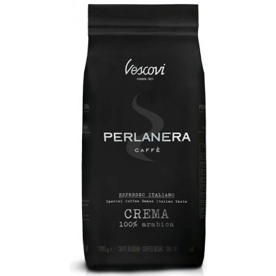 Caffe Vescovi Perlanera Crema 100% Arabica zrnková 1 kg – Hledejceny.cz