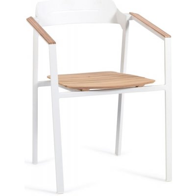 Diphano Icon Bílá kovová zahradní židle