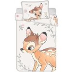 JERRY FABRICS povlečení do postýlky Bambi Beige baby Bavlna 100 x 135 cm 40 x 60 cm – Sleviste.cz