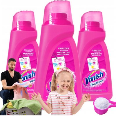 Vanish Oxi Action tekutý odstraňovač skvrn 3 l – Zboží Dáma
