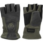 Mikado rukavice Fleece Half Finger Green – Zboží Dáma