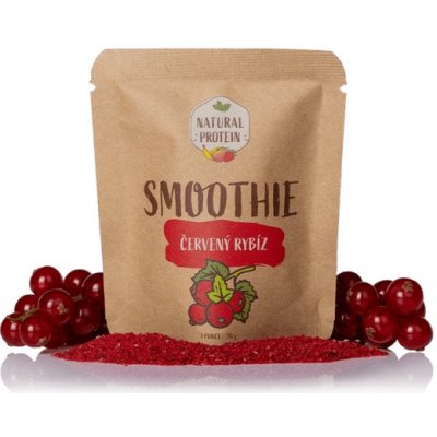 NaturalProtein přírodní smoothie Červený rybíz 20 g