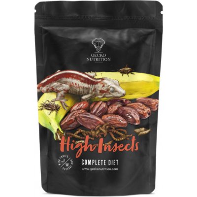 Gecko Nutrition banán, datle s vysokým obsahem hmyzu 50 g – Zboží Dáma