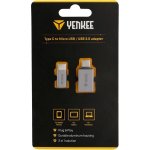 YENKEE Adaptér USB C na Micro USB,USB A YTC 021 – Zboží Živě