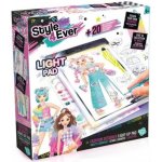 Style4Ever Návrhářská sada s podsvícenou podložkou – Zboží Dáma
