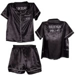 Ginger Ray Pyžamo saténové černé Bridesmaid vel. M – Zboží Dáma