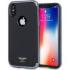 Pouzdro a kryt na mobilní telefon Apple PROTEMIO 5329 KAKU SILK DH Apple iPhone X / XS modrý