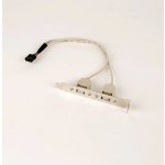 GEMBIRD Přídavné porty pro MB, záslepka 2x USB2.0 (bracket) – Zboží Mobilmania